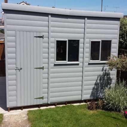 insulated garden shed